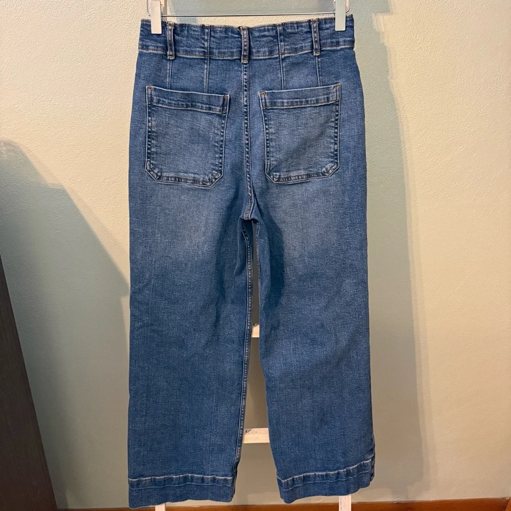 Bagatelle Women Wide Leg Jeans Size 28 Stretch High Waist - Picture 4 of 11